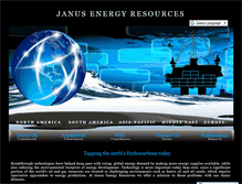 Tablet Screenshot of janusenergyresources.com